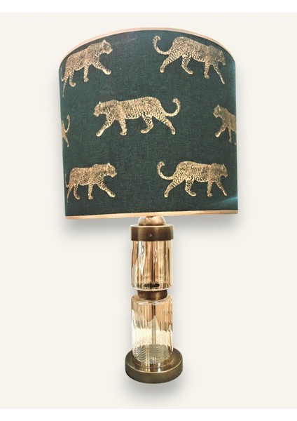 Yeşil Leopar Abajur, Şık ve Doğal Aydınlatma Seçeneği