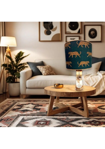 Yeşil Leopar Abajur, Şık ve Doğal Aydınlatma Seçeneği indirimleri