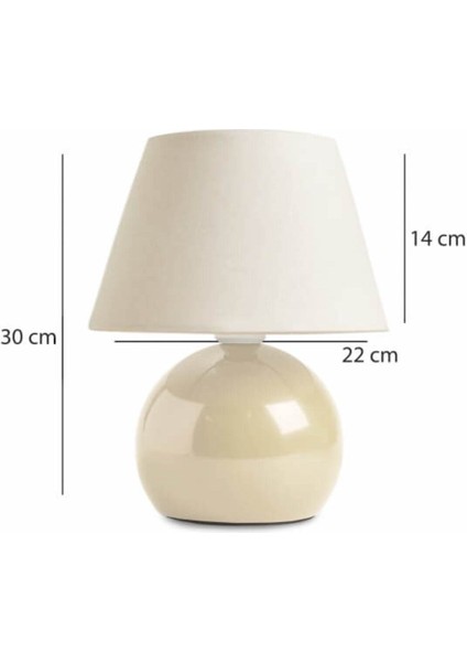 Şık Ekru Beyaz Abajur, Modern ve Zarif Dekorasyon Aksesuarı modelleri