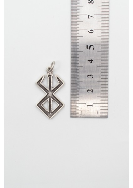 Berserk Anime Manga Sembol Kolye - Örme Ithal Zincirli Unisex Gümüş Kaplama Takı - 60 cm fırsatları