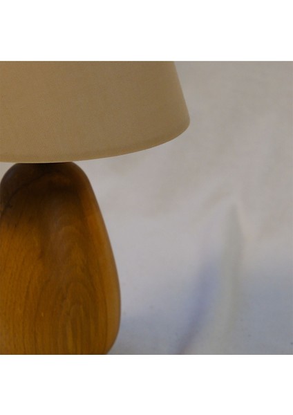 Doğal Ahşap Abajur Bej, Şık ve Sıcak Bir Atmosu Yaratır fiyatları