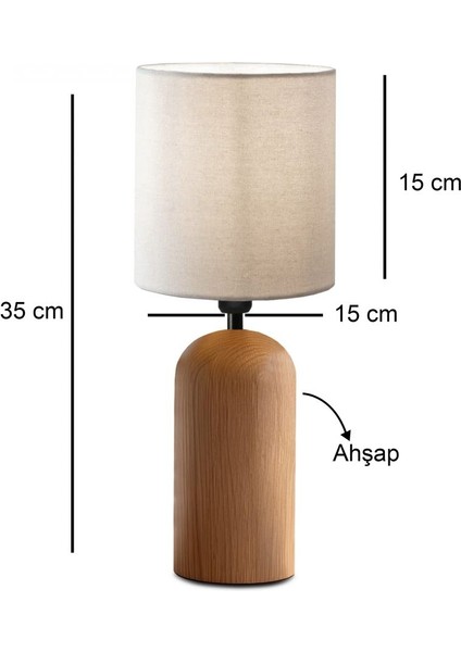 Bej Ahşap Abajur, Sıcak ve Şık Oda Aydınlatması modelleri