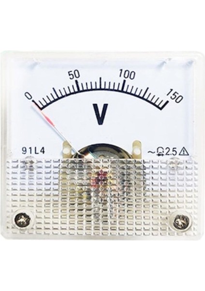 0-150V Ac Analog Voltmetre, Voltaj Ölçüm Paneli, Hassas Elektrik Ölçüm Cihazı
