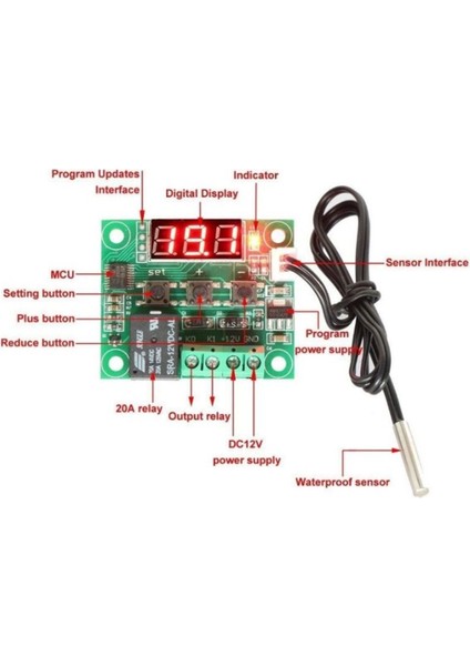 Hazır Kurulu Kuluçka Termostatı, Ayar Yapılmış, Güvenilir ve Kullanıma Hazır indirimleri