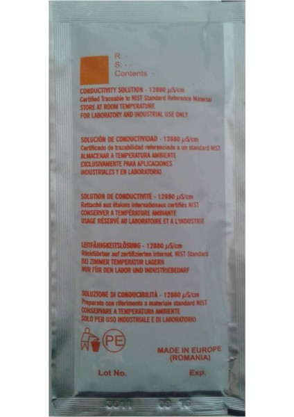 Yüksek Iletkenlik Kalibrasyon Solüsyonu 20ML, Hassas Ölçüm Desteği fiyatları