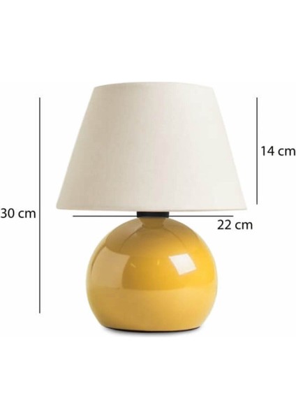 Şık Sarı Abajur ile Oda Dekorunuza Renk Katın modelleri