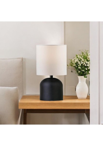 Şık Siyah Abajur ile Evinize Zarif Bir Dokunuş Katın fiyatları