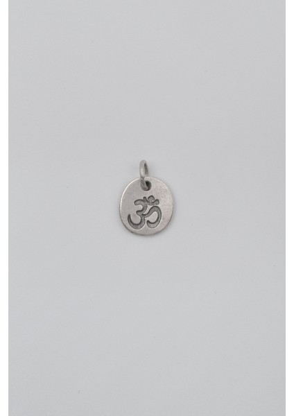 Om Aum Sembolü Kolye Ucu - Antik Gümüş Kaplama - Kadın Erkek