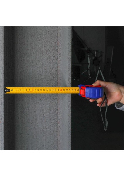 Çift Taraflı Manyetik Çelik Şerit Metre 3m 16MM Sarı Naylon Kaplama indirimleri