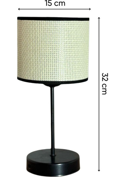 Ikili Beyaz Hasır Abajur Set, Salon ve Yatak Odası Için Rattan Şapkalı Tasarım fiyatları