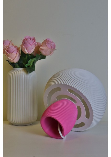 Modern Pembe Mantar Abajur, Şık ve Kullanışlı Dekoratif Lamba indirimleri