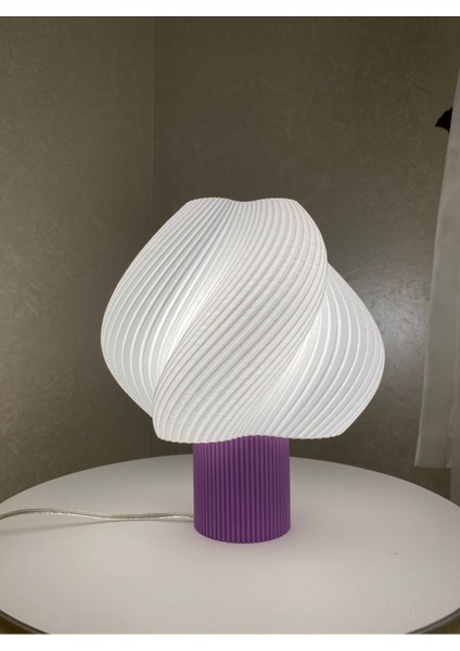 Mor Renkli Şık Dekoratif Abajur, Şık ve Modern Tasarım ile Evinizi Güzelleştirir fiyatları