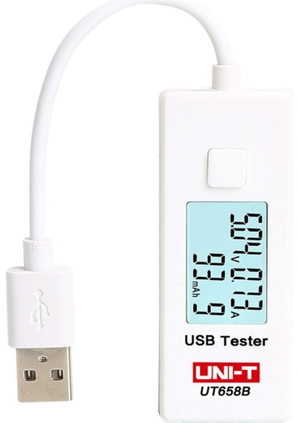USB Test Cihazı ve Akım Ölçer, Güç ve Veri Analizi Için Kullanılır