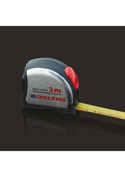 3 Metre Krom Stoplu Ölçüm Şeridi, Dayanıklı ve Kullanışlı Ölçüm Aracı fiyatları