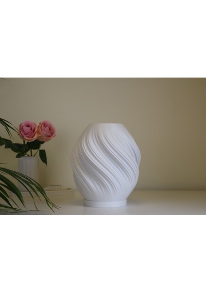 Beyaz Hafif Abajur, Şık ve Şeffaf Dekorasyon Aksesuarı fiyatları