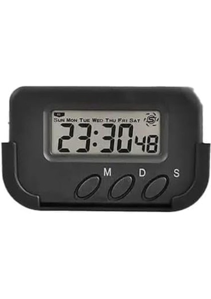 Renkli Dijital Çok Amaçlı Masa Saati, Alarm, Kronometre, Pomodoro Tekniği