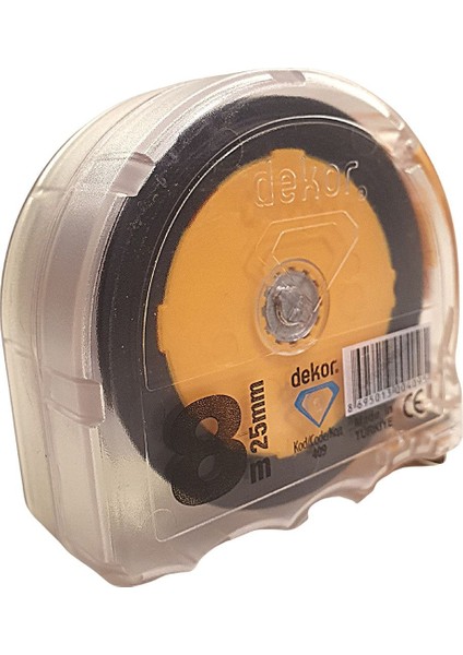 Şeffaf Şerit Metre 8m x 25MM, Kolay Ölçüm ve Bakım Imkanı Sağlar. indirimleri