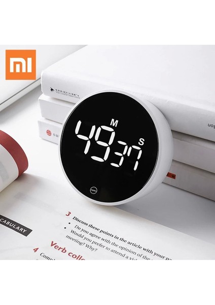 Manyetik Dijital Zamanlayıcı Beyaz, Pratik ve Kullanışlı Elektronik Saat