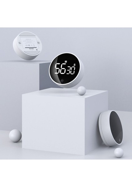 Manyetik Dijital Zamanlayıcı Beyaz, Pratik ve Kullanışlı Elektronik Saat fırsatları