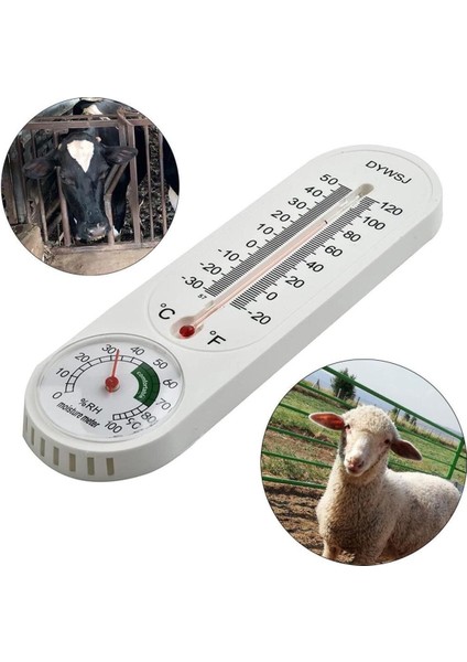 Analog Sıcaklık ve Nem Ölçer Termometre, Doğru ve Güvenilir Ölçüm