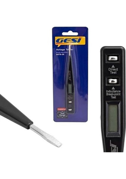 Ac/dc Temaslı ve Temassız Voltaj Test Kalemi, Faz Kontrol Aracı, Modern ve Tek Ebat indirimleri