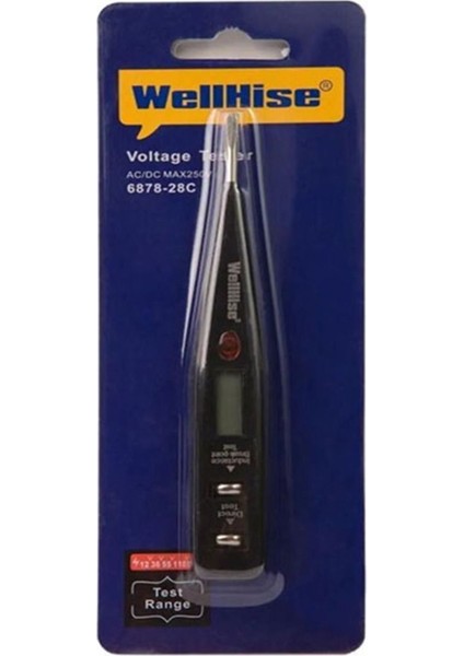 Ac/dc Temaslı ve Temassız Voltaj Test Kalemi, Faz Kontrol Aracı, Modern ve Tek Ebat
