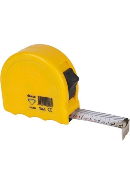 8 M Uzunluğunda, 25 mm Genişliğinde Ölçüm Şeridi, Pratik Kullanım Sağlar