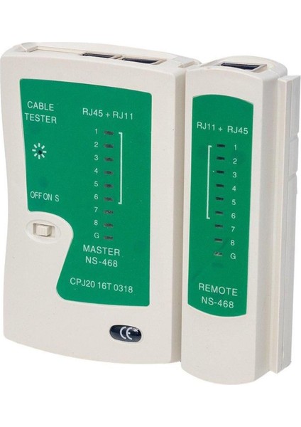 Pratik RJ45 RJ11 Kablo Test Cihazı, Güvenilir Bağlantı Kontrol Aracı