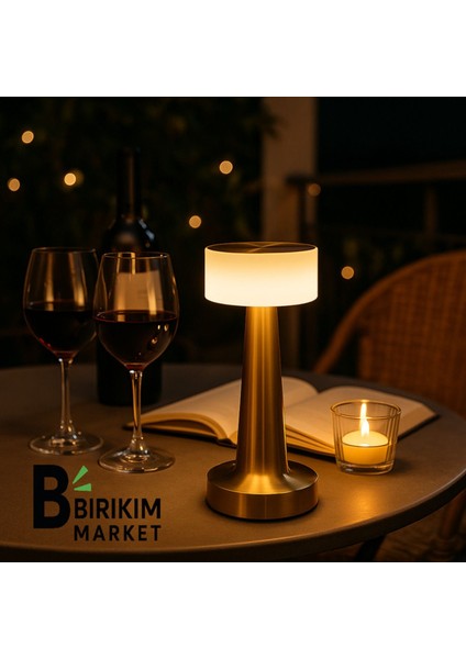 Dijital Dokunmatik Metal Masa Lambası, Modern ve Şık Tasarım, Enerji Tasarruflu, Kullanışlı.