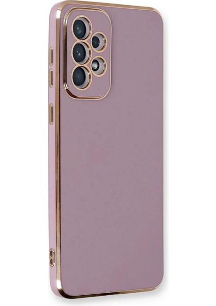 Newface Samsung Galaxy A53 5g Kılıf Volet Silikon - Mor