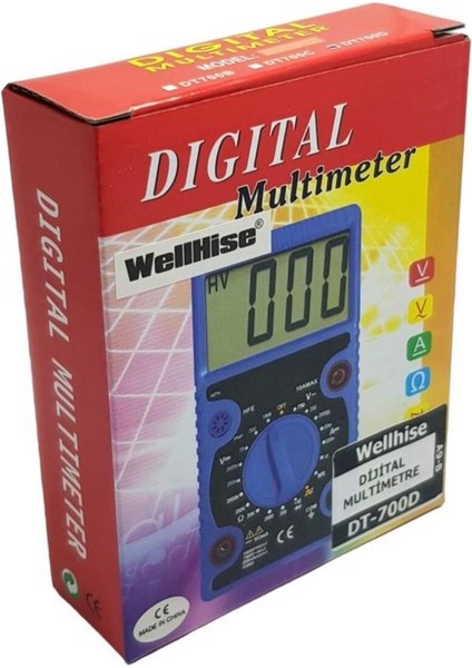 DT-700D Geniş Ekranlı Işıklı Çok Fonksiyonlu Multimetre modelleri