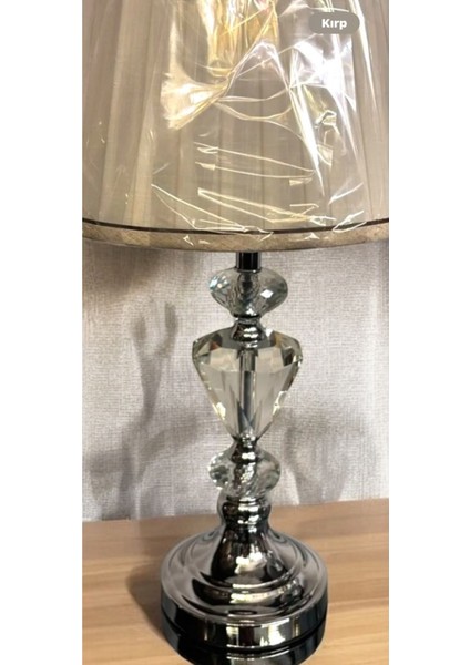 Krom Kristal Cam Abajur - Şık ve Parlak Dekoratif Aydınlatma fiyatları
