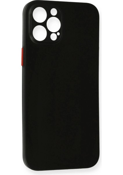 Newface iPhone 12 Pro Max Kılıf Pp Ultra Ince Kapak - Siyah