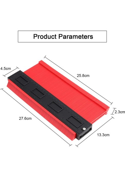 Çevre Şekillendirme ve Kalıp Yapımı Için Çok Amaçlı Şablon Tarak Seti modelleri