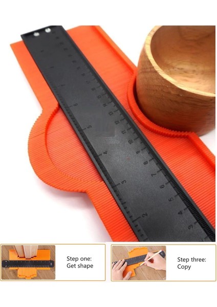 Çevre Şekillendirme ve Kalıp Yapımı Için Çok Amaçlı Şablon Tarak Seti