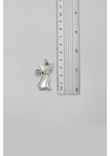 Mistik Kedi Siyah Deri Ip Kolye - Antik Gümüş Kaplama - Kadın Erkek - 60 cm fırsatları