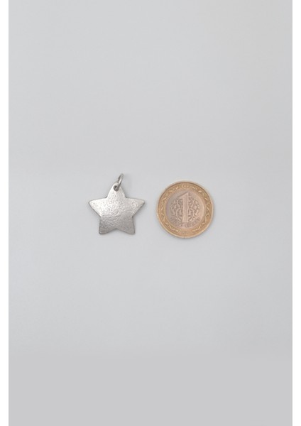 Yıldız Siyah Deri Ip Kolye - Antik Gümüş Kaplama - Kadın Erkek - 60 cm indirimleri