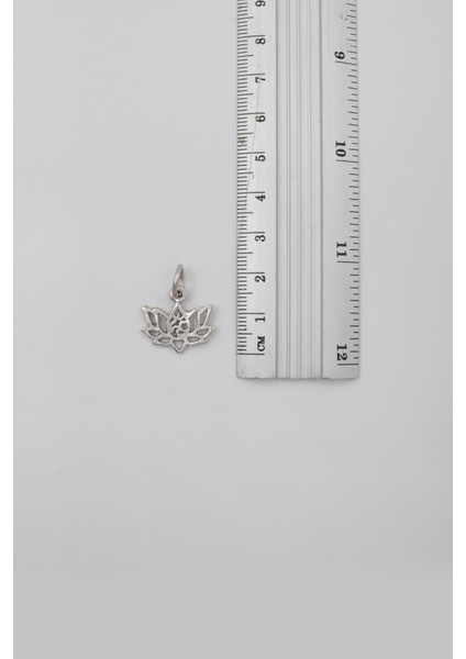 Minimal Om Sembollü Lotus Çiçeği Siyah Deri Ip Kolye - Antik Gümüş Kaplama - Kadın Erkek - 60 cm fırsatları