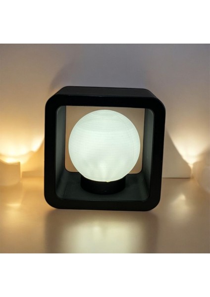 Şık Siyah Masaüstü LED Aydınlatma ile Ortamınızı Güzelleştirin