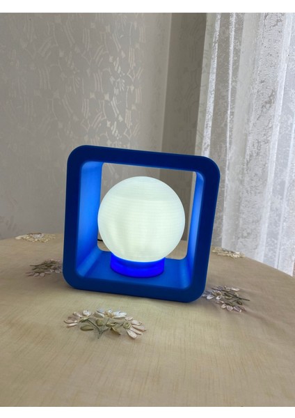 Mavi Renkli Masaüstü Dekoratif LED Aydınlatma, Şık ve Kullanışlı Dekorasyon Ürünü indirimleri