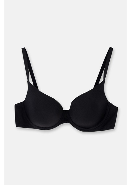 Siyah Dantelli Balensiz Soft Sütyen