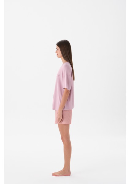 ESK34610 O Yaka Şort Tk.