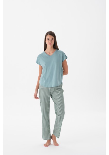 ESK34622 V Yaka Kk. Pijama Tk.