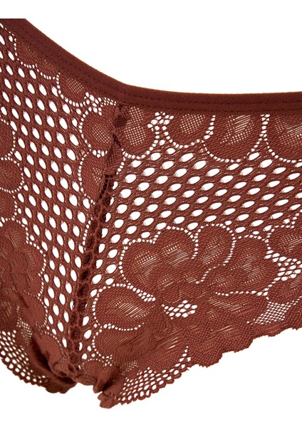 Kahverengi Dantelli Balensiz Soft Sütyen fiyatları
