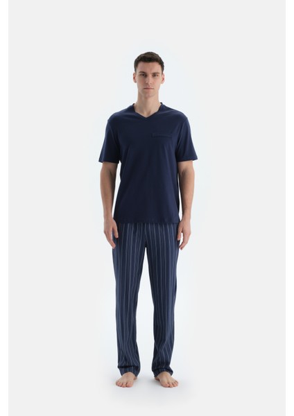ESE34126 V Yaka Kk. Pijama Tk.