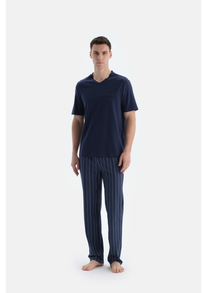 ESE34126 V Yaka Kk. Pijama Tk.