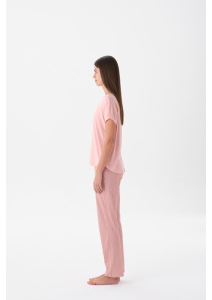 ESK34608 V Yaka Kk. Pijama Tk. modelleri