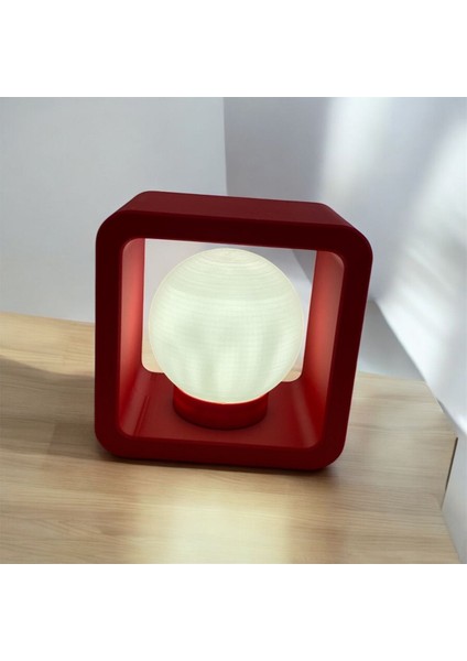 Kırmızı Renkli Dekoratif Masaüstü LED Aydınlatma Parıltısı