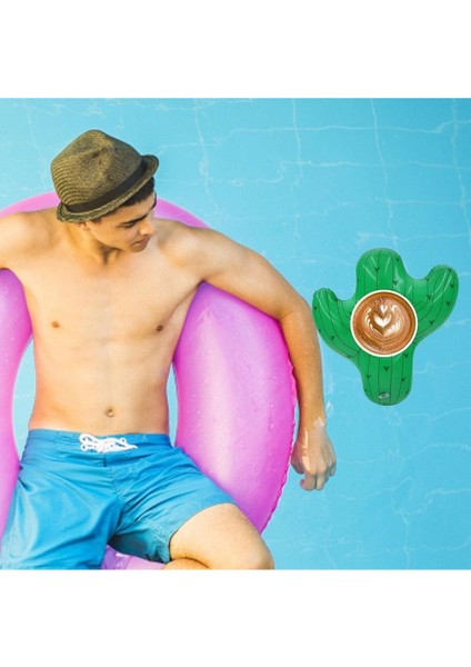 Yeşil Deniz Yatağı ve Şişme Bardak Tutucu Kaktüs Seti modelleri