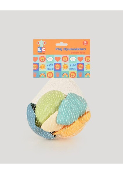 Renkli 6'lı Deniz Hayvanları Kum ve Plaj Kalıbı Seti fırsatları